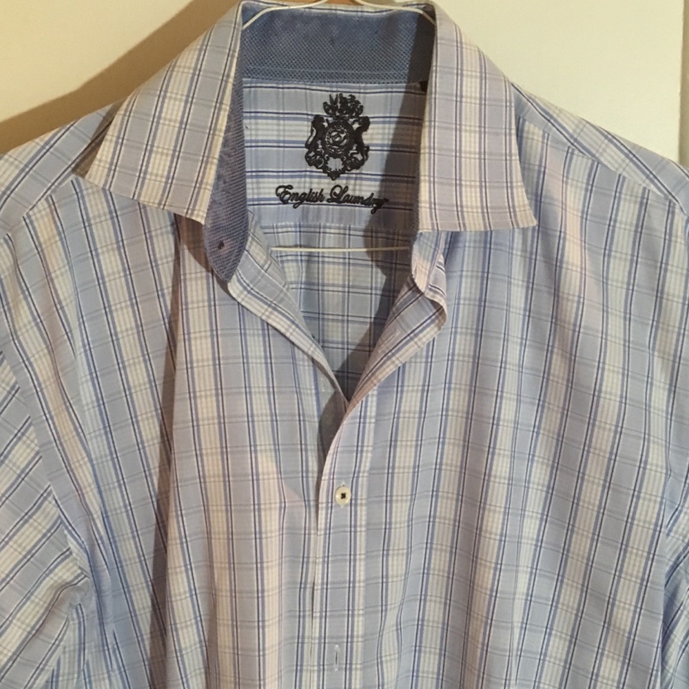Checkered Dress Shirt English Laundry XXL